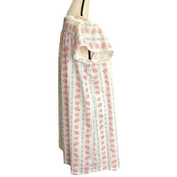 Vintage Lady Manhattan Floral House Dress Nightgown, Size Small NEW Old Stock - Picture 7 of 9